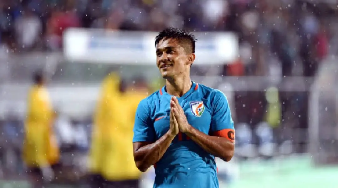 Indian football captain Sunil Chhetri. Photo: PTI