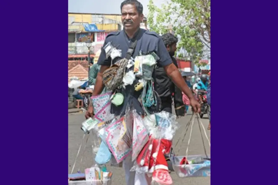 Congress worker turns into ‘a walking shop’ to make ends meet