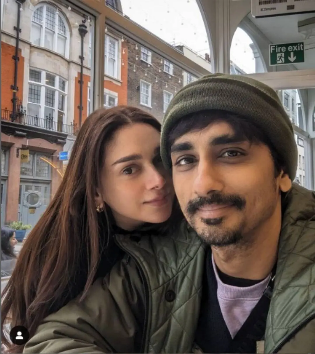 Aditi Rao Hydari, Siddhart | Photo: Instagram/aditi rao