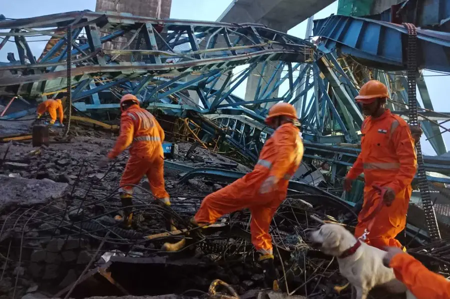 17 killed as crane falls on bridge slab on Expressway construction in Maharashtra