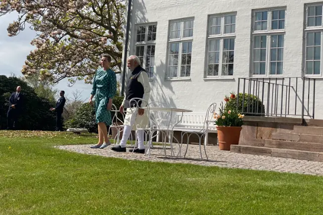 Modi meets Danish PM; discusses bilateral co-op as well as matters of regional and global interests