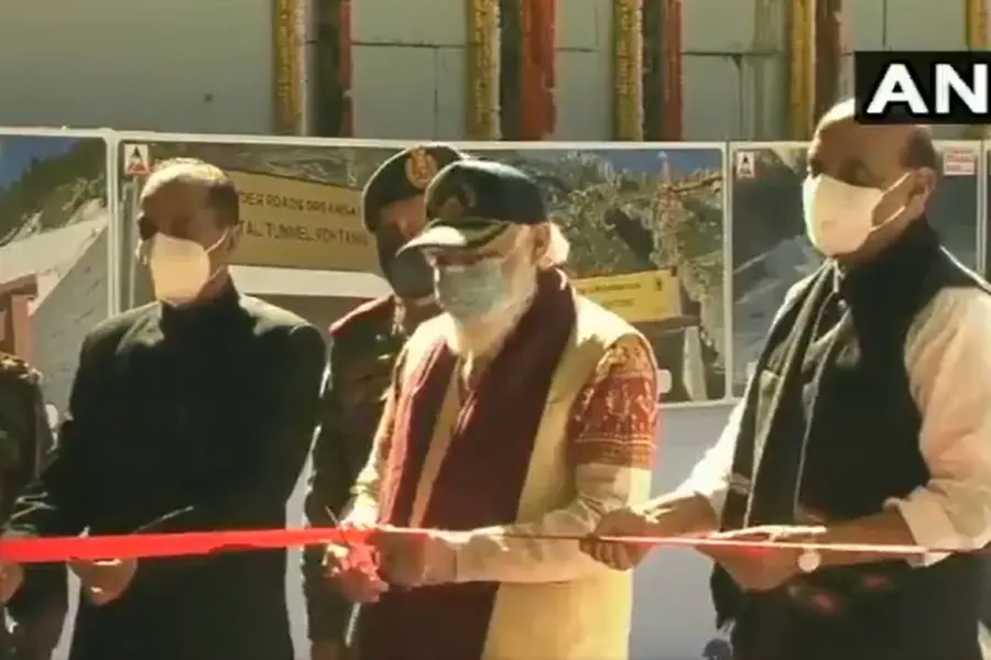 PM Modi inaugurates strategic Atal highway tunnel in Himalayas