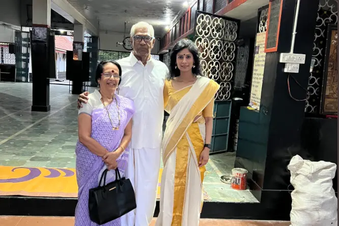 Gita Gopinath and family | Photo: Twitter @GitaGopinath