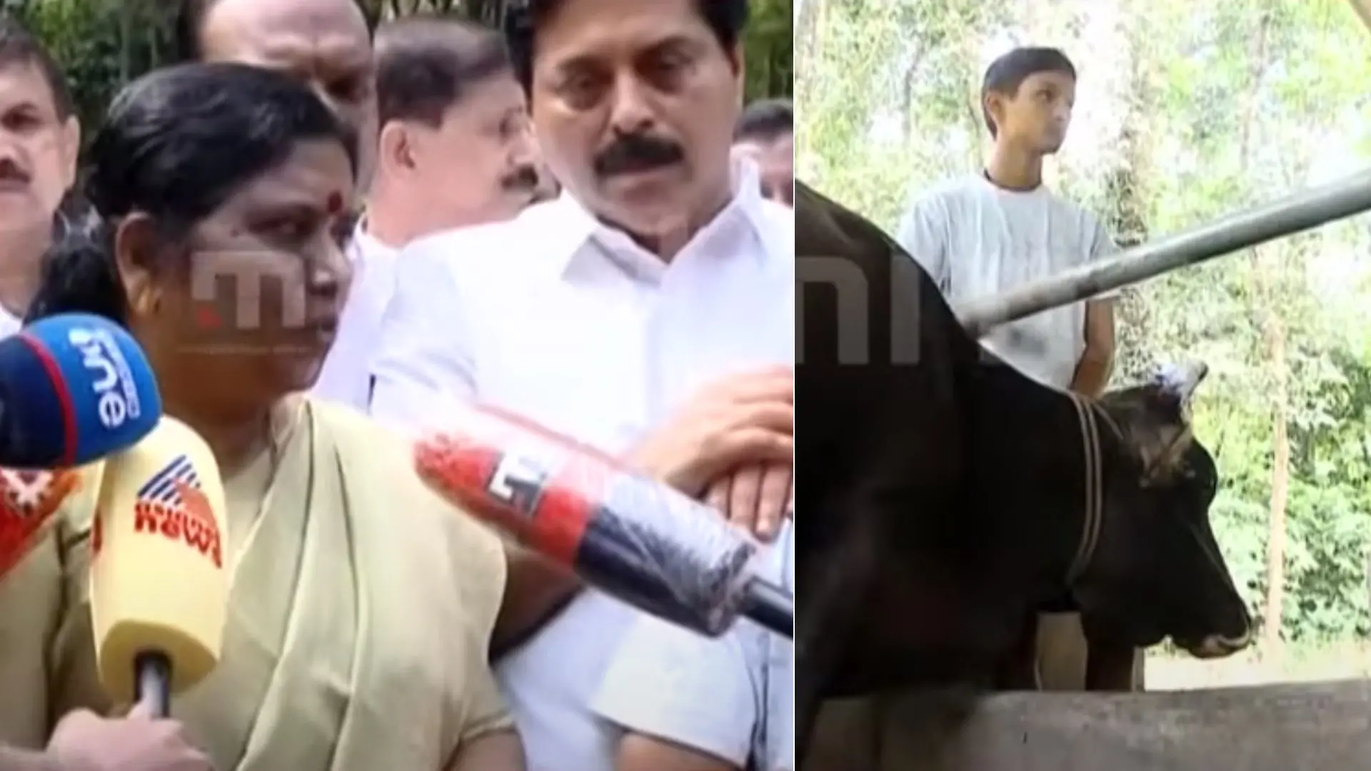 Photo: Screengrab/ Mathrubhumi News