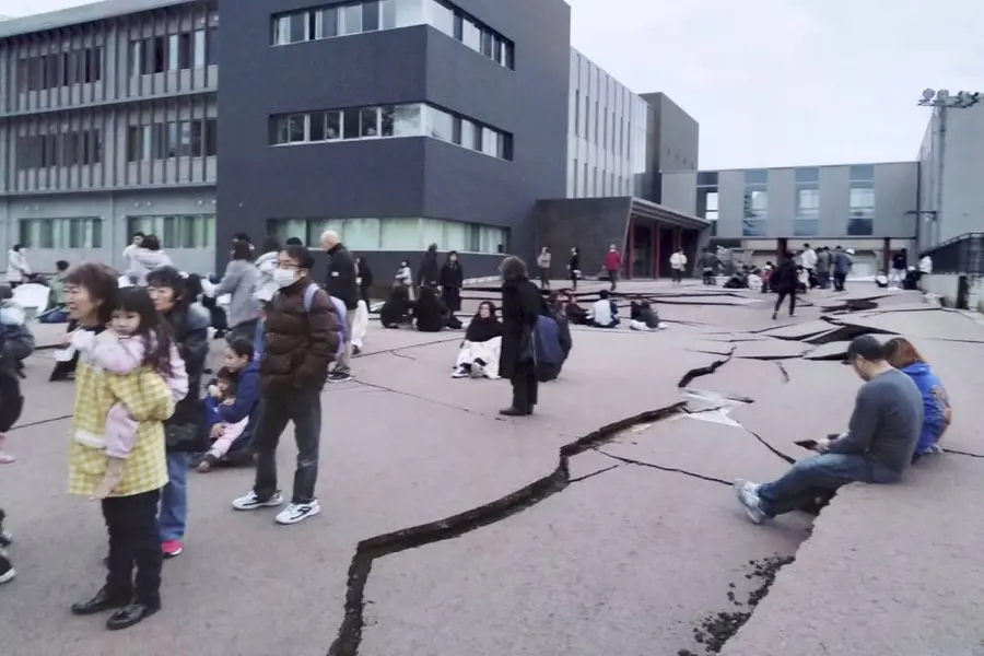 Japan issues tsunami alert after series of strong quakes off its western coast