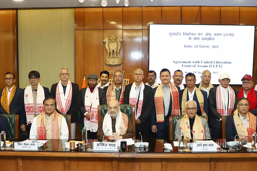 Rebel group ULFA signs peace accord with Centre, Assam govt