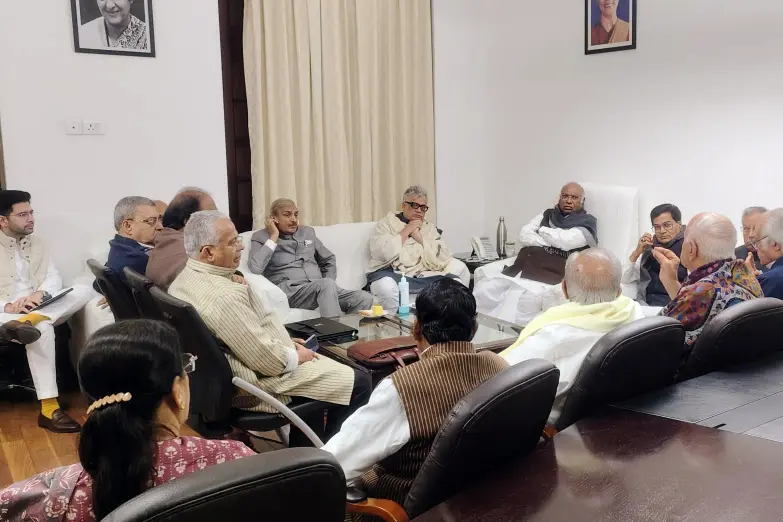 INDIA parties stage walkout from RS over 'economic blockade' of opposition-ruled states