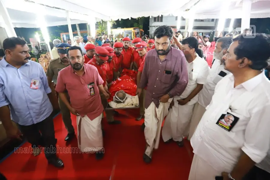 Kanam’s body kept for public homage at his residence; last rites by 11 am