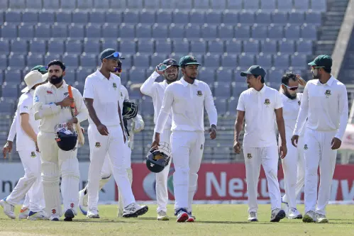 Historic win: Bangladesh beat New Zealand by 150 runs in first Test
