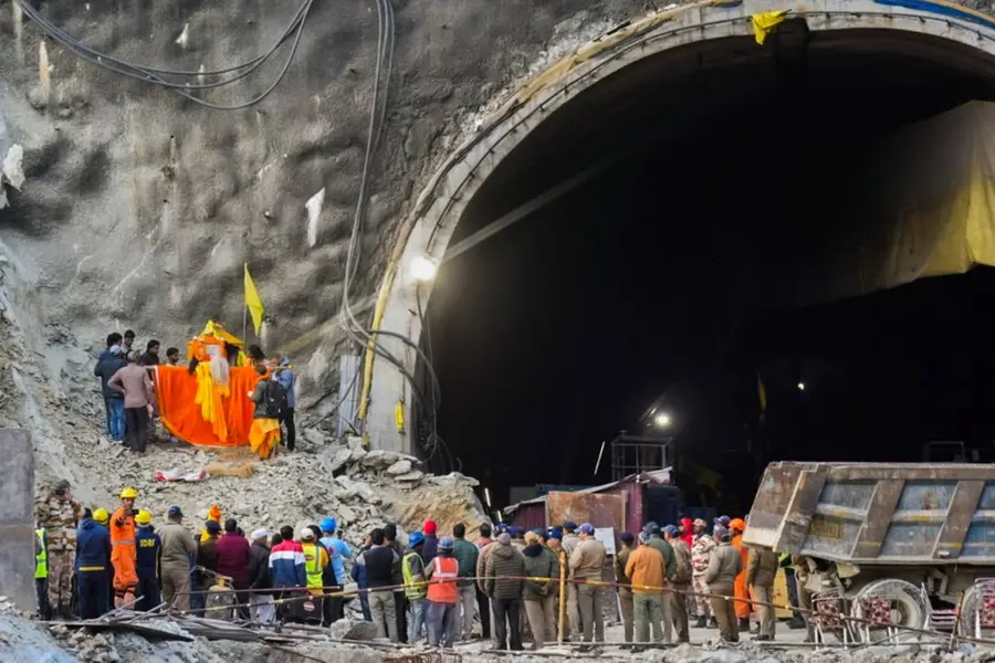 Rescuers break through Silkyara tunnel rubble