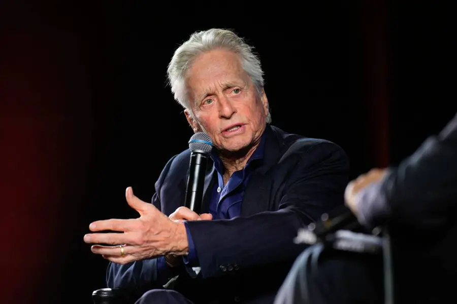 Hollywood actor Michael Douglas visits IFFI 2023