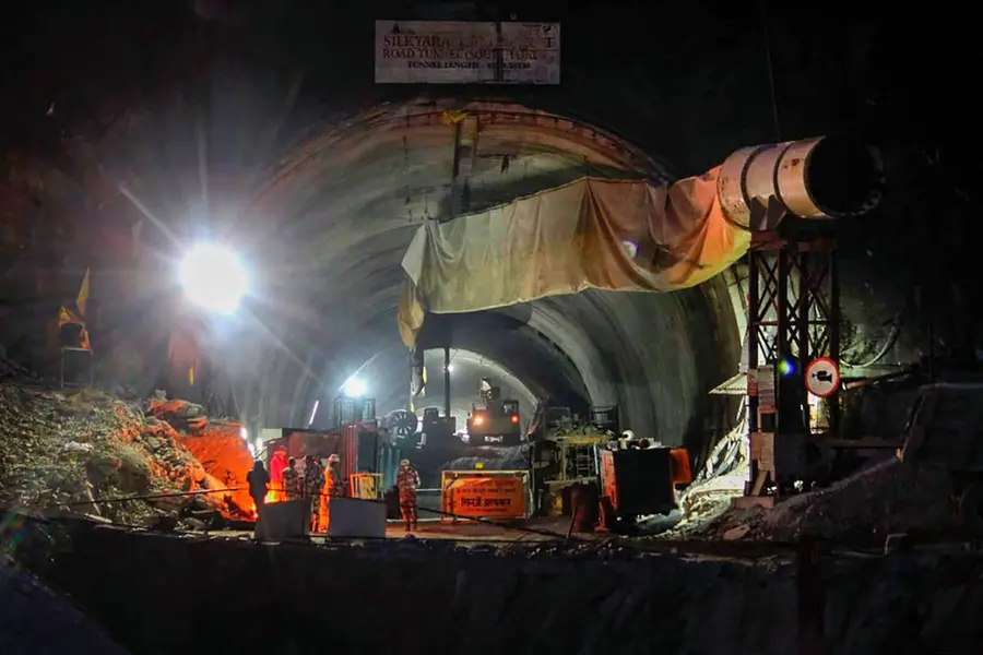WATCH: Rescuers release first video of workers trapped inside collapsed Uttarakhand tunnel