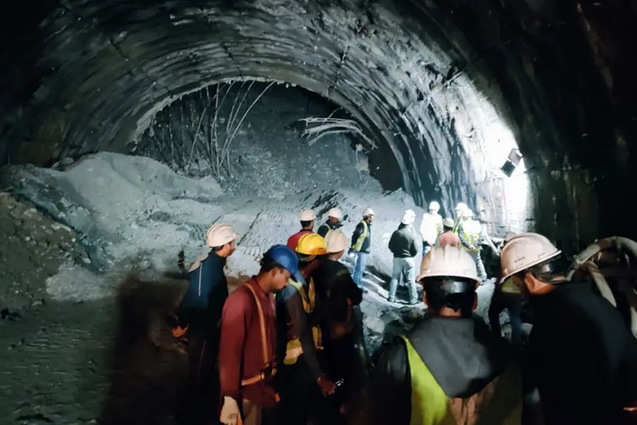 Food, water provided to trapped workers of tunnel collapse in Uttarkashi