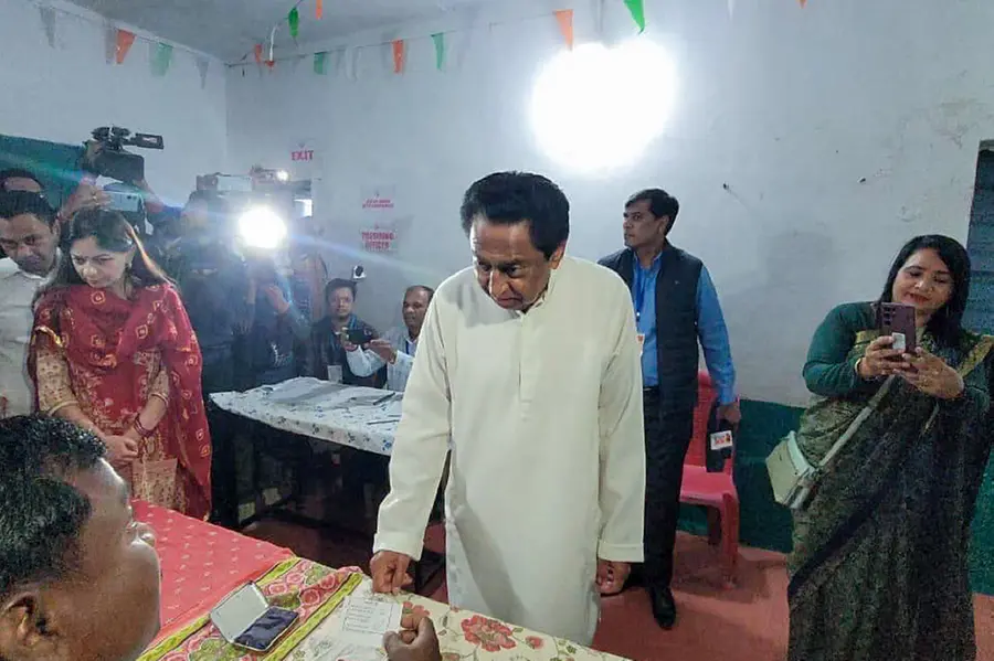 Assembly polls: MP records 45.4 pc voter turnout till 1 pm, says official