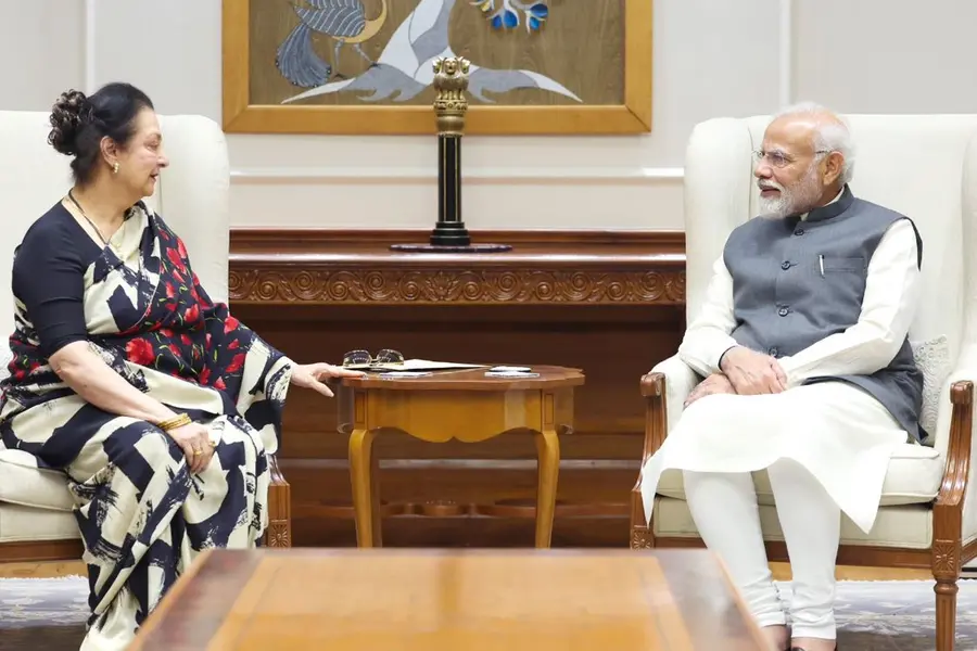 PM Modi meets Saira Banu