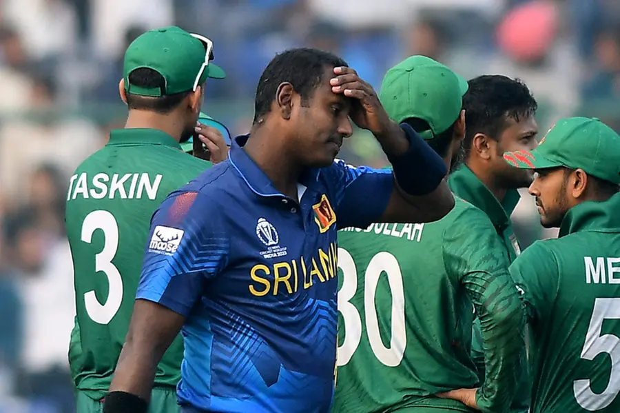 CWC 2023: Disgruntled Mathews says Shakib and Bangladesh 'disgraceful' for time out appeal