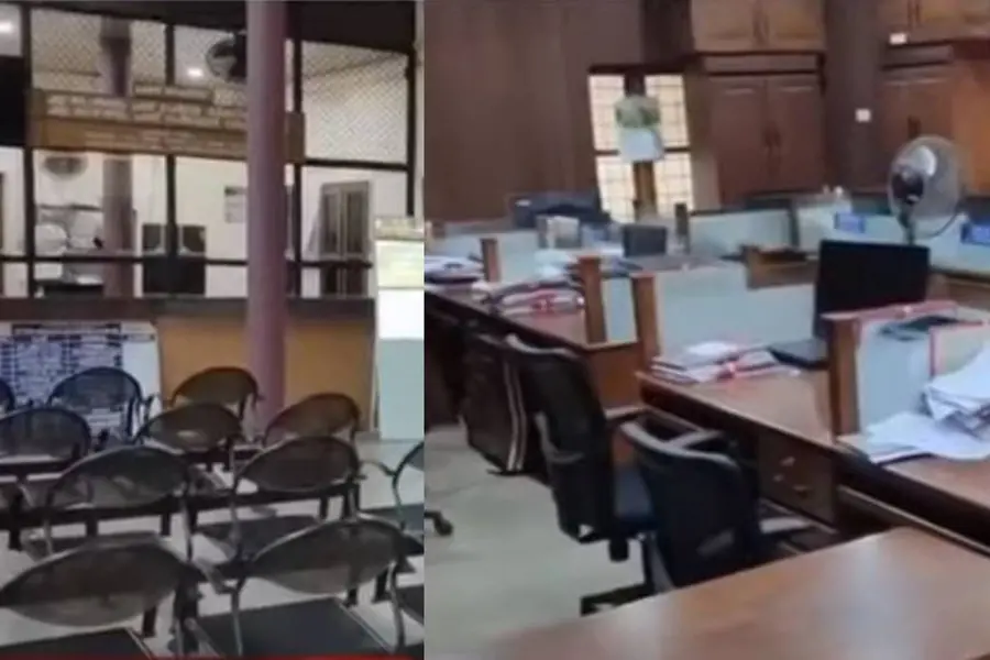ഗ്രാമപഞ്ചായത്ത് ഓഫീസടച്ച് ജീവനക്കാര് കല്യാണത്തിന് പോയി, മുങ്ങിയത് ഒപ്പിട്ടശേഷം; വലഞ്ഞ് ജനം