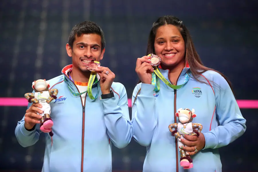 Pallikal-Ghosal bag mixed doubles bronze in CWG squash
