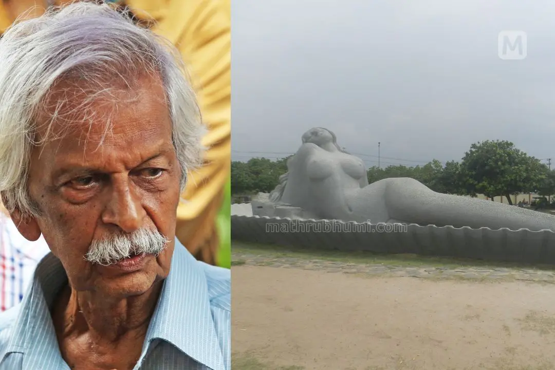 Sculptor Kanayi Kunhiraman, Jalakanyaka (or Mermaid) | Photos: Sunil Kumar C, Prasanth TS