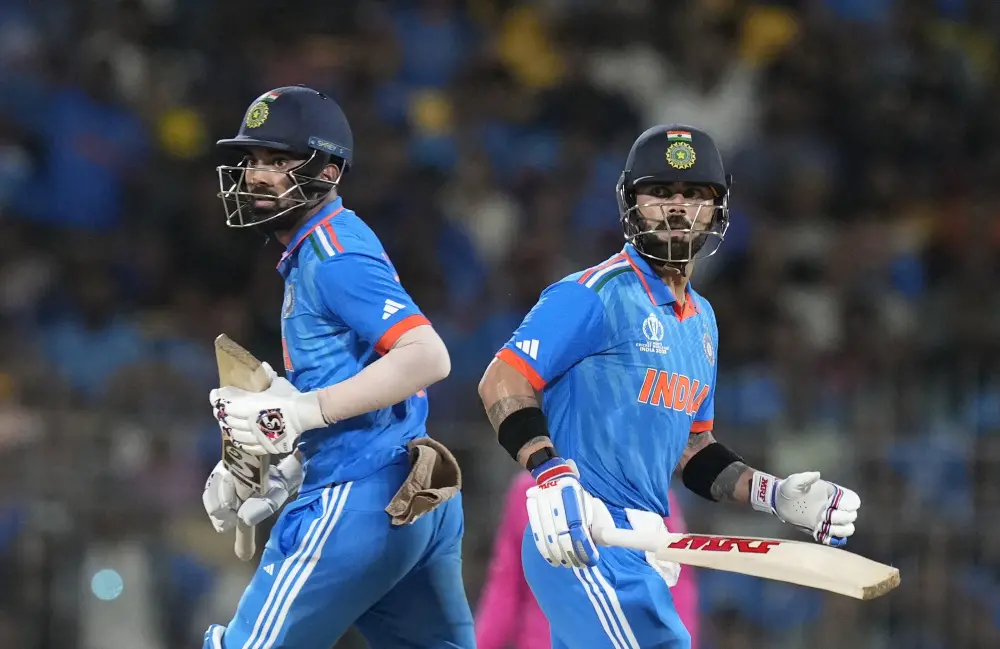 Virat Kohli and KL Rahul during the match | PTI