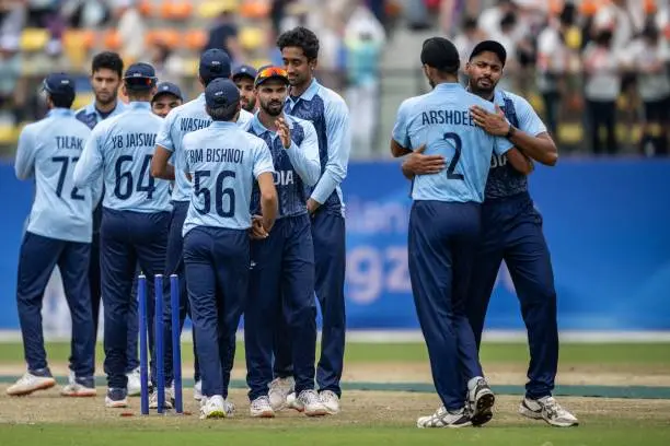 Rain plays spoilsport as India win Asian Games cricket gold without having to bat