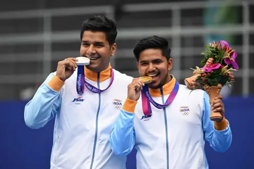 Medal rush: Pravin Ojas, Abhishek Verma clinch gold, silver in men's compound archery