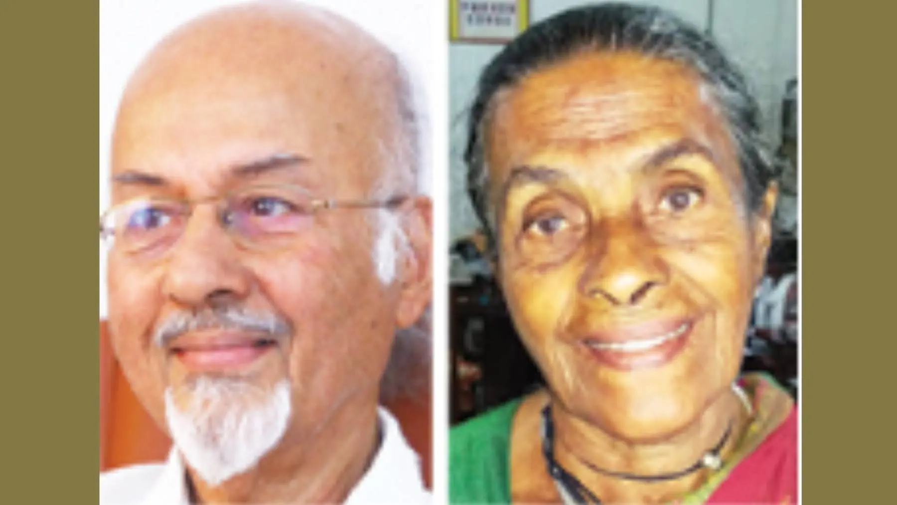 From (R) Daya Bai and TJS George.