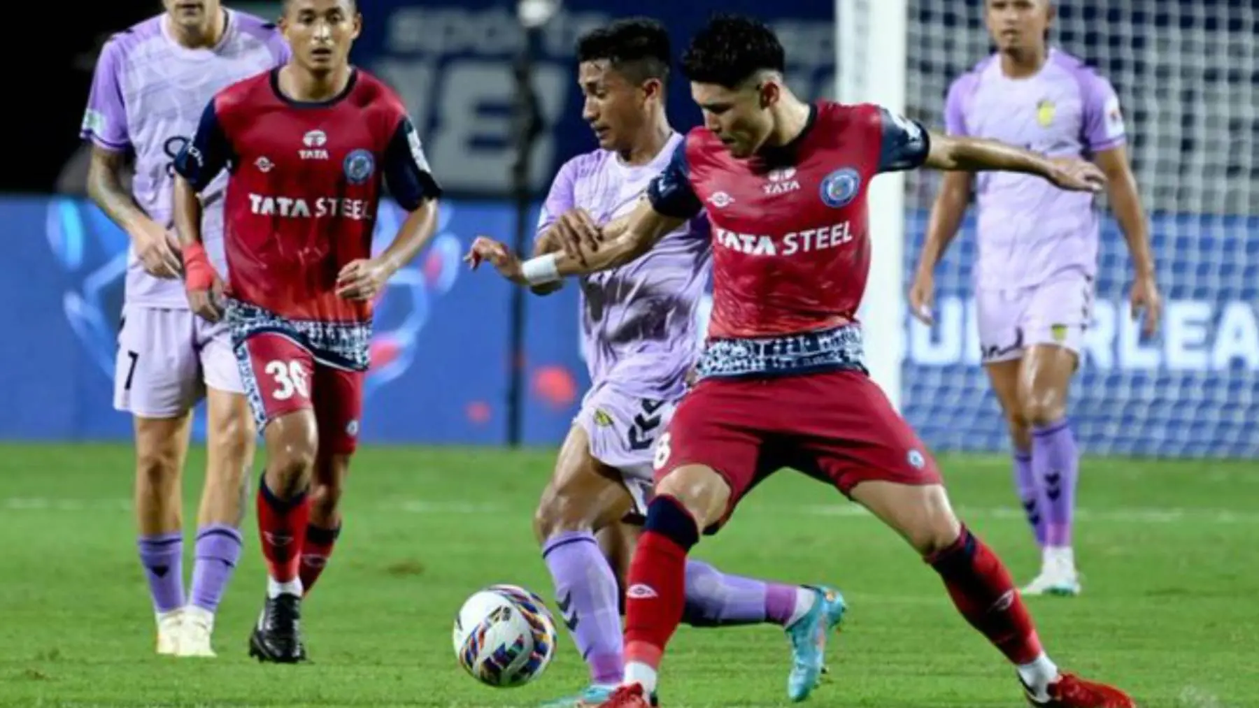 Rei Tachikawa's fantastic free-kick helped Jamshedpur FC beat Hyderabad FC by 1-0 at the JRD Tata Sports Complex, in Jamshedpur. Photo: X