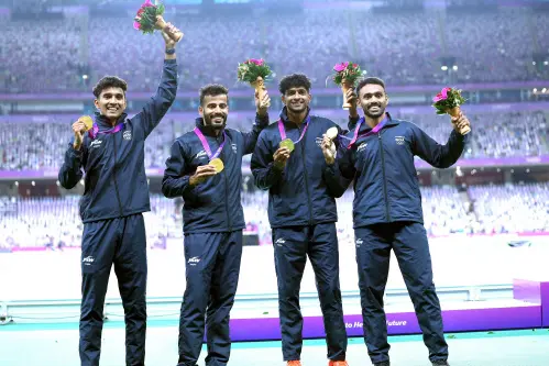 Asian Games: Malayali athletes clinch 18th gold for India in men's 4x400m relay