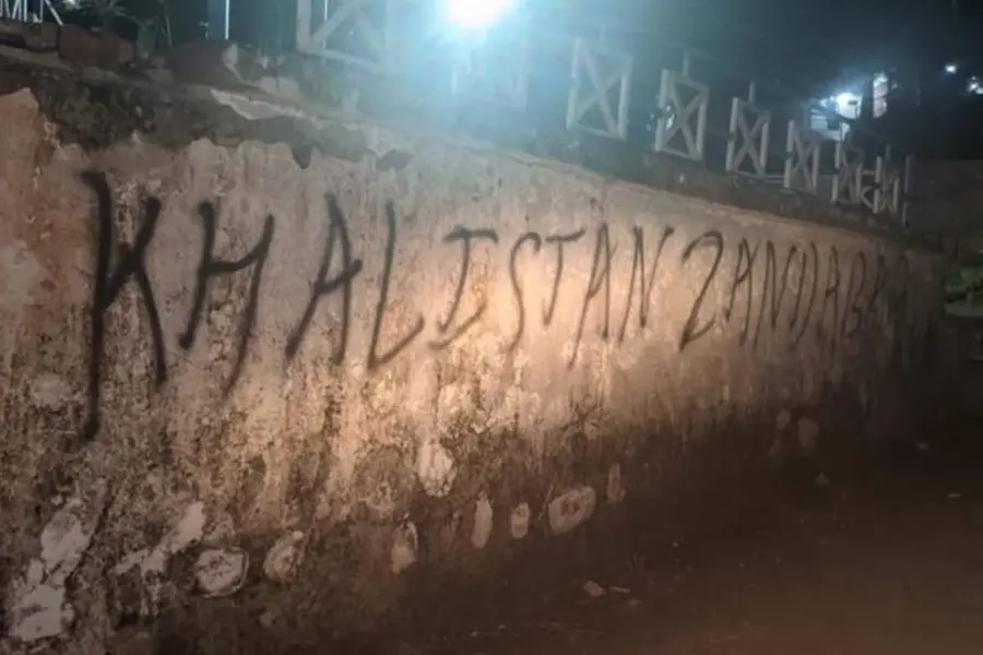 'Khalistan Zindabad' slogans painted on Jal Shakti building in Dharamsala, case registered