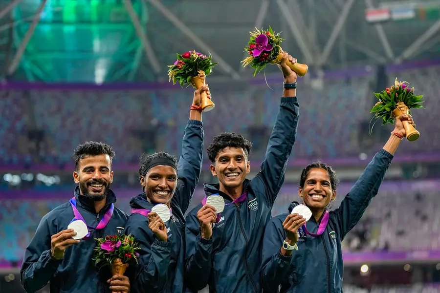 4x400m mixed relay: India's bronze gets upgraded to silver following Sri Lanka's disqualification