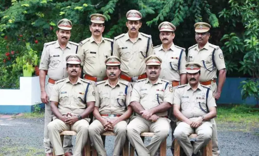Police officers of the real Kannur Squad