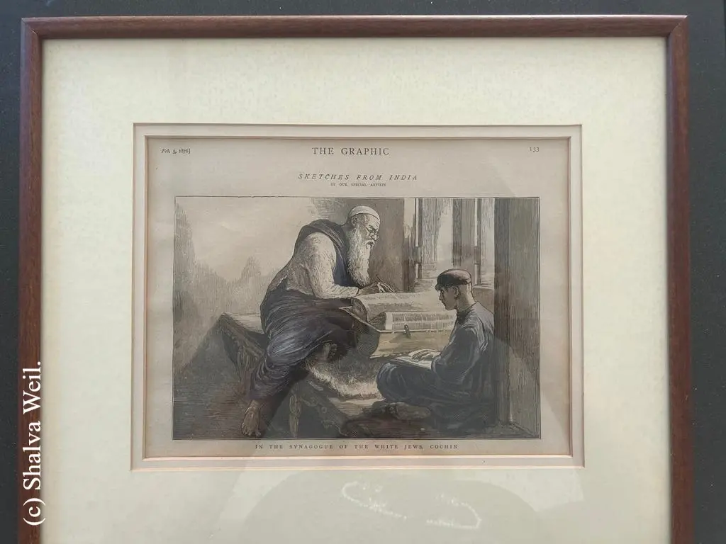 19th-century sketch put up online by Israeli Professor Shalva Weil