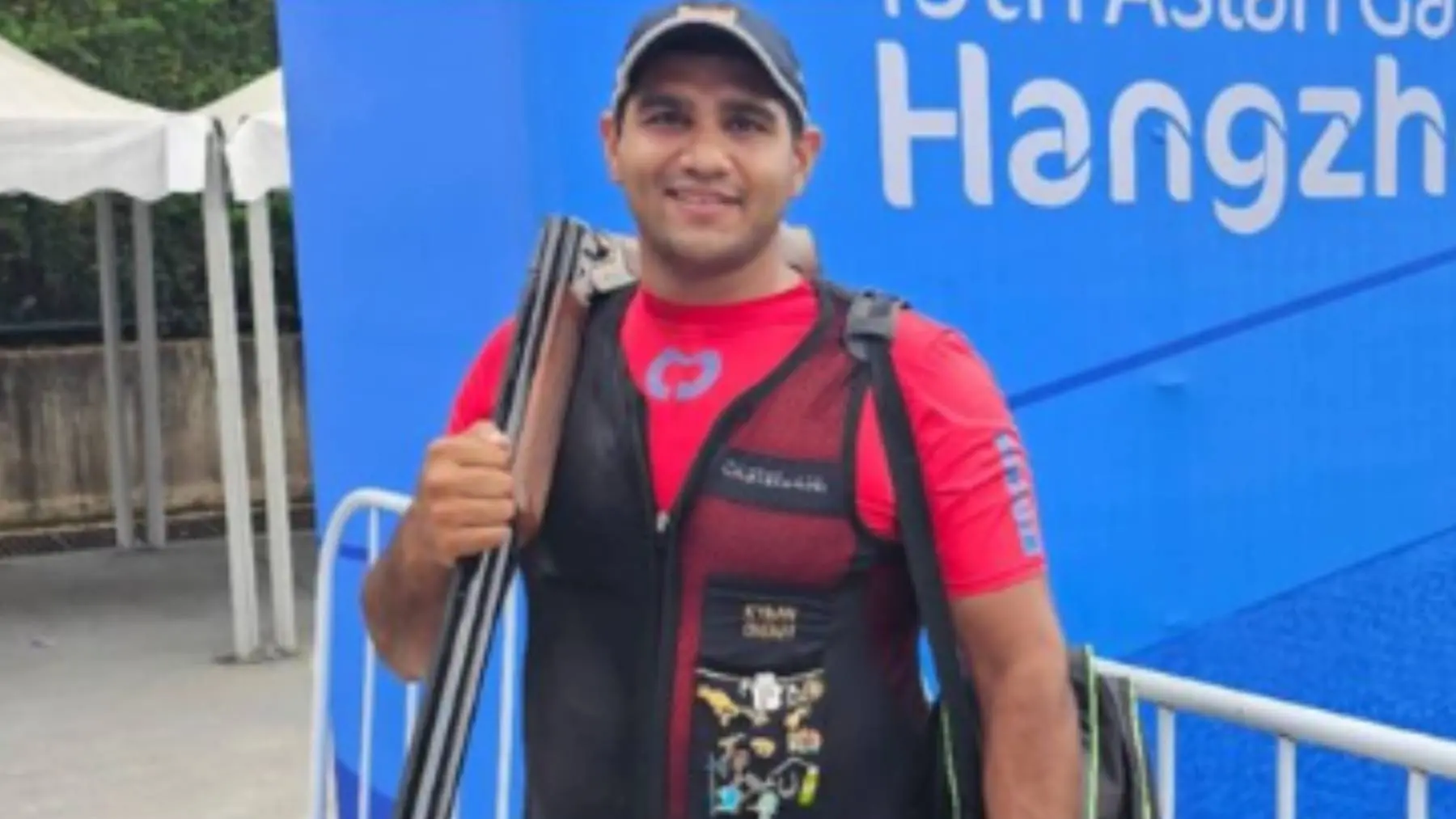 Indian shooter Darius Kynan Chenai. Photo: X/SAI