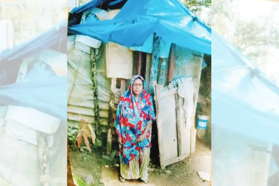 Haritha Karma Sena issues notice to lone woman living in dilapidated tent