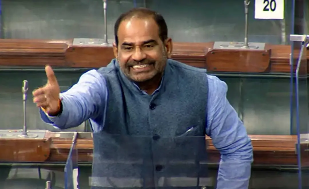 File photo of BJP Lok Sabha MP Ramesh Bidhuri in Lok Sabha