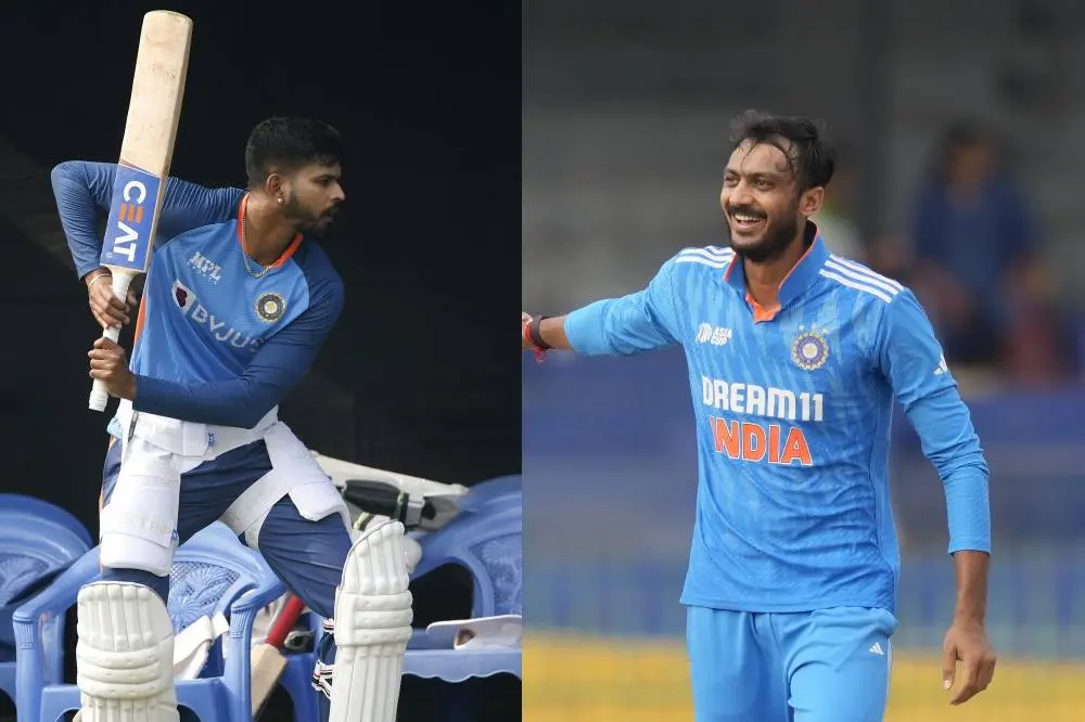 Shreyas Iyer, Axar Patel | AP