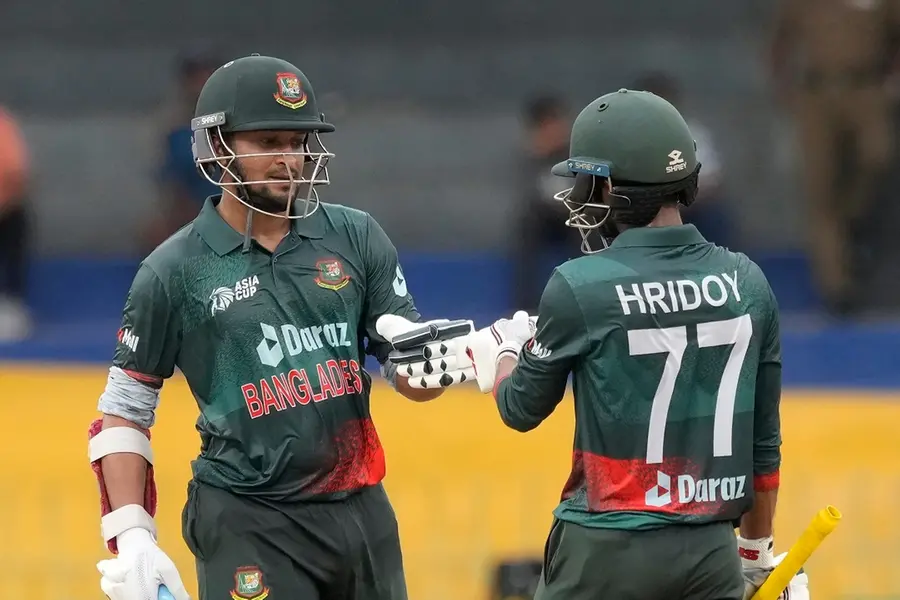 Shakib, Hridoy half-centuries guide Bangladesh to 265/8