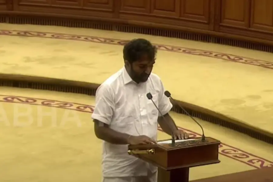 Chandy Oommen takes oath as Puthuppally MLA