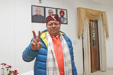 BJP lets Pushkar Dhami to continue as Uttarakhand CM despite losing own seat