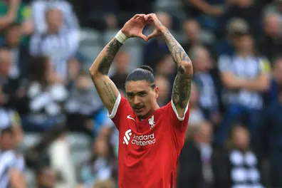Nunez strikes twice as 10-man Liverpool stun Newcastle