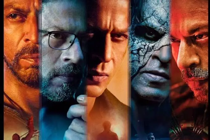 SRK unveils motion poster depicting all his five faces in 'Jawan'