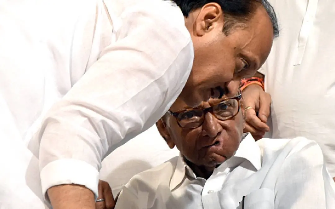അജിത് പവാർ, ശരദ് പവാർ | ഫോട്ടോ: ANI