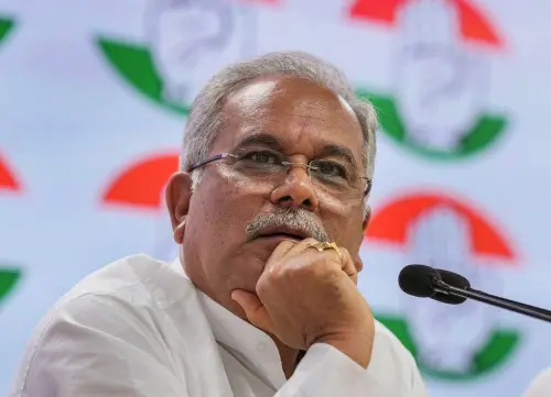 Chhattisgarh Chief Minister Bhupesh Baghel addresses a press conference, at AICC Headquarters in New Delhi, Thursday, Aug. 24, 2023 | Photo: PTI