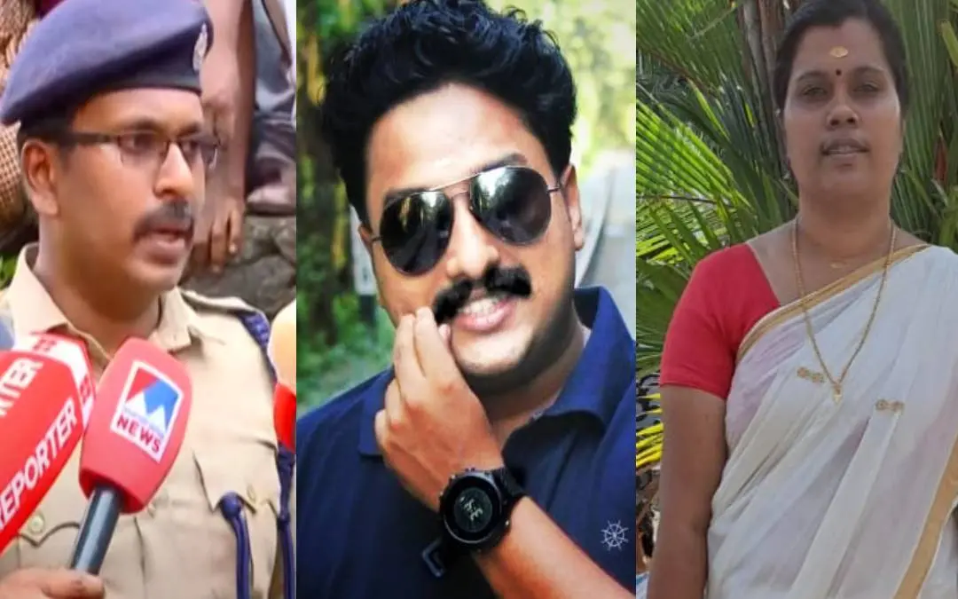 മലപ്പുറം എസ്.പി. സുജിത് ദാസ്, പ്രതികളിലൊരാളായ വിഷ്ണു, കൊല്ലപ്പെട്ട സുജിത