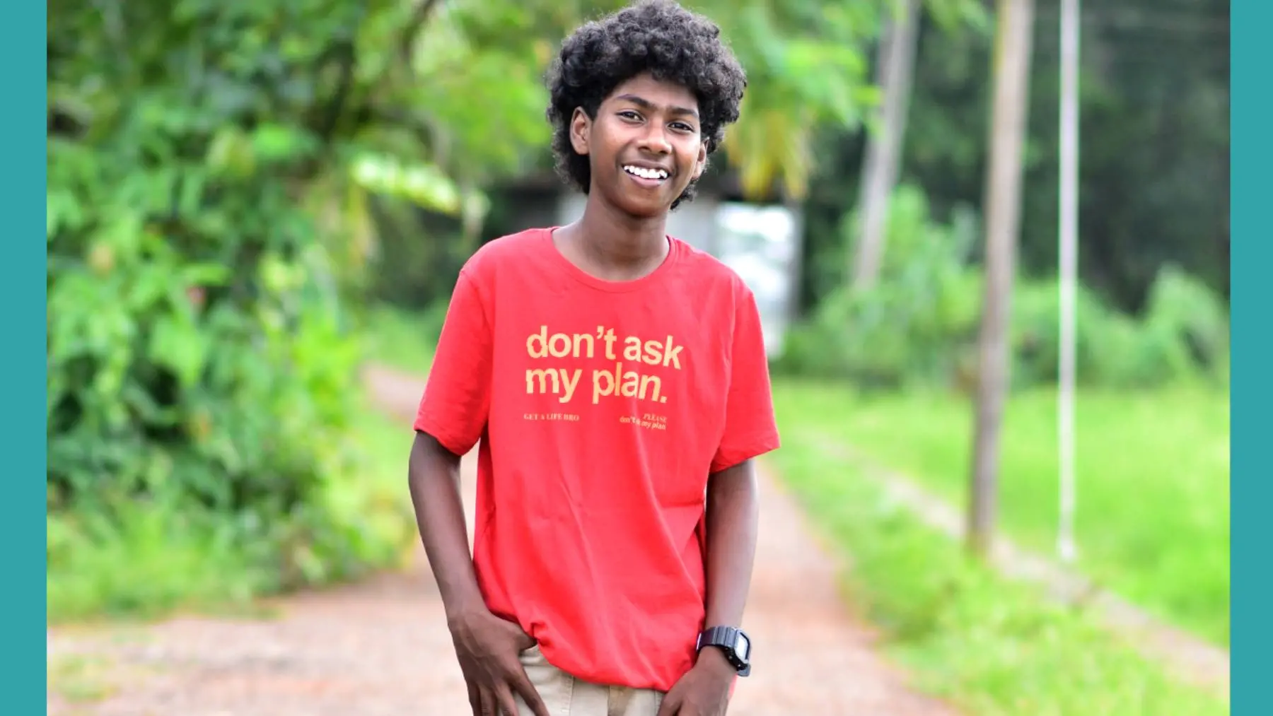Davinci Santhosh. (Image: Special arrangement)