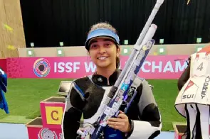 World Championship: Mehuli Ghosh seals Paris Olympic quota after winning bronze in 10m Air Rifle