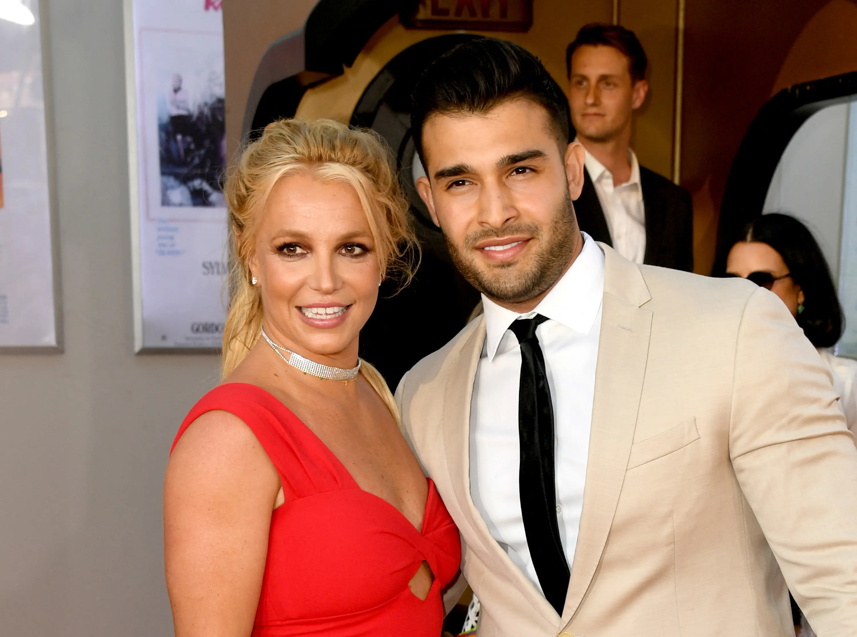 Britney Spears and Sam Asghari| Photo:AFP|File