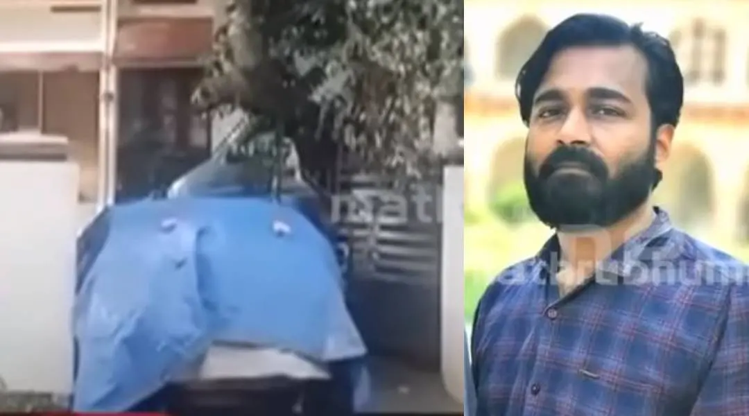 From (R) Krishna Prakash, the car that exploded. | Mathrubhumi news