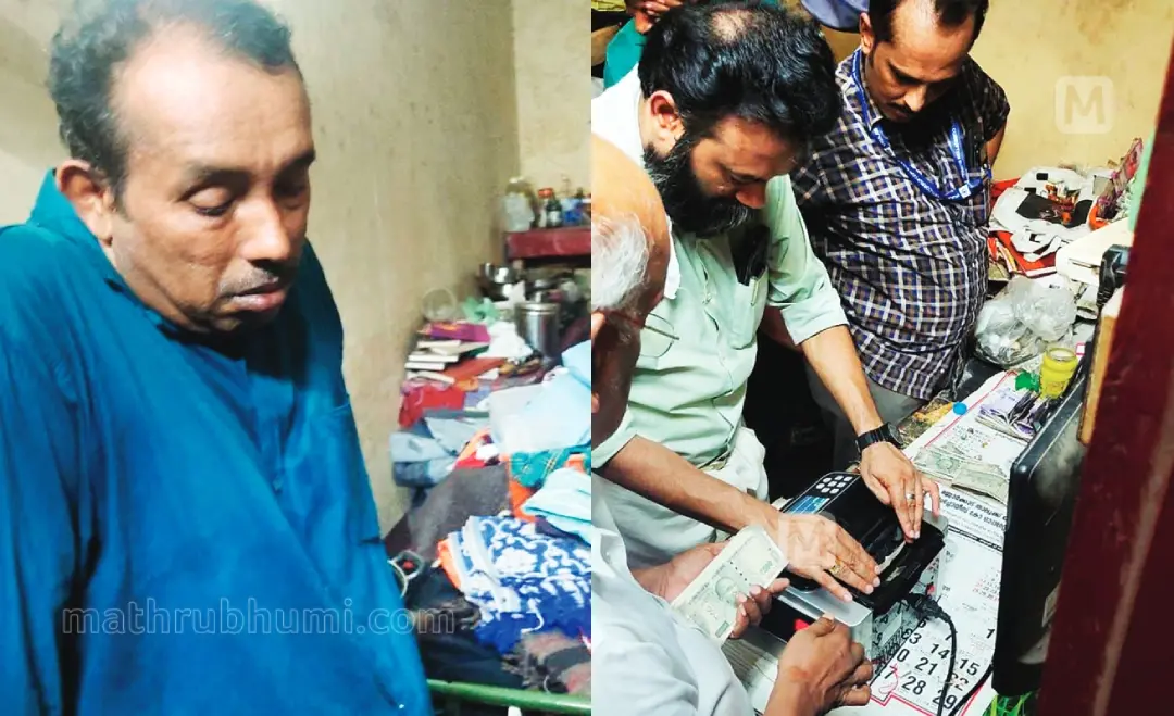 Suresh Kumar, Vigilance officials inspecting suspect's room